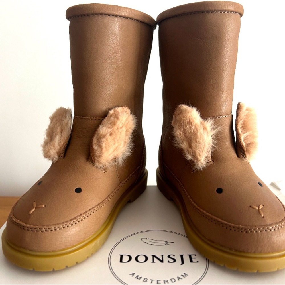Donsje Amsterdam Brown Bunny Boots